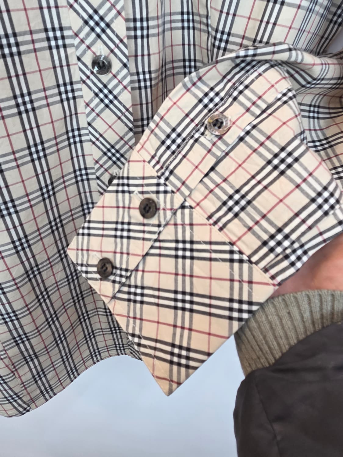 버버리클래식체크긴팔셔츠 상품이미지5