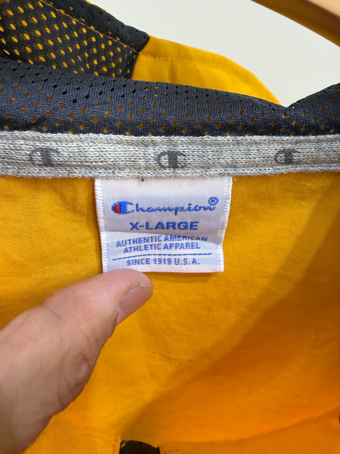 CHAMPION 옐로우 집업 자켓  상품이미지6
