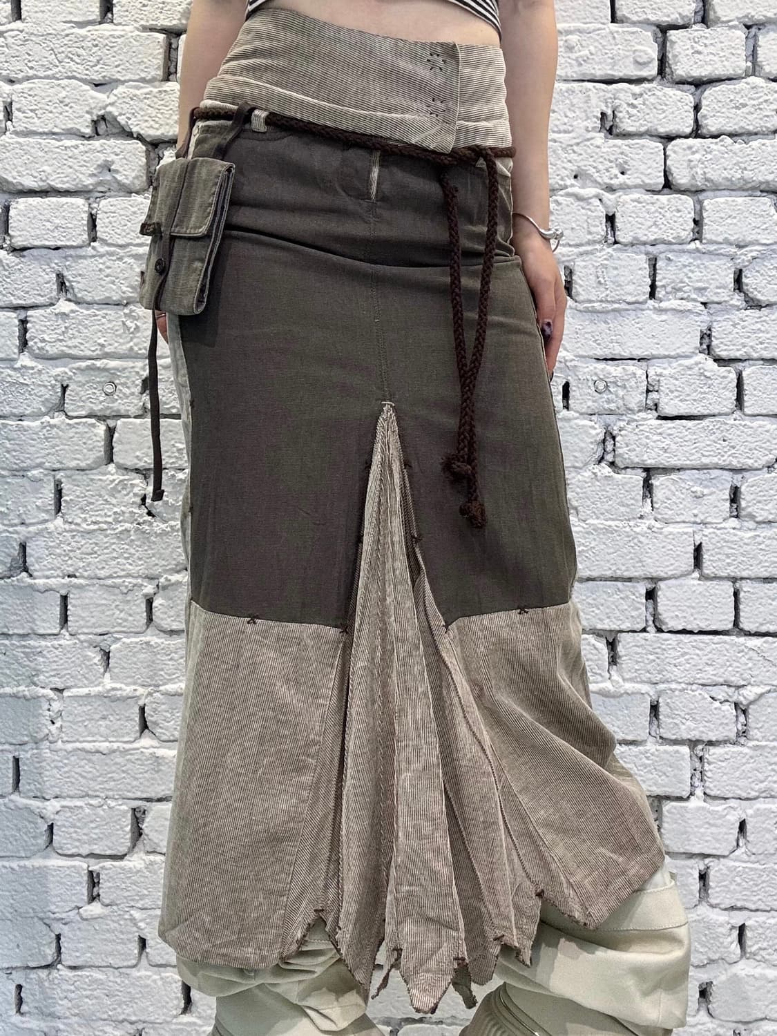 MARITHÉ FRANÇOIS GIRBAUD Patchwork Skirt 상품이미지2
