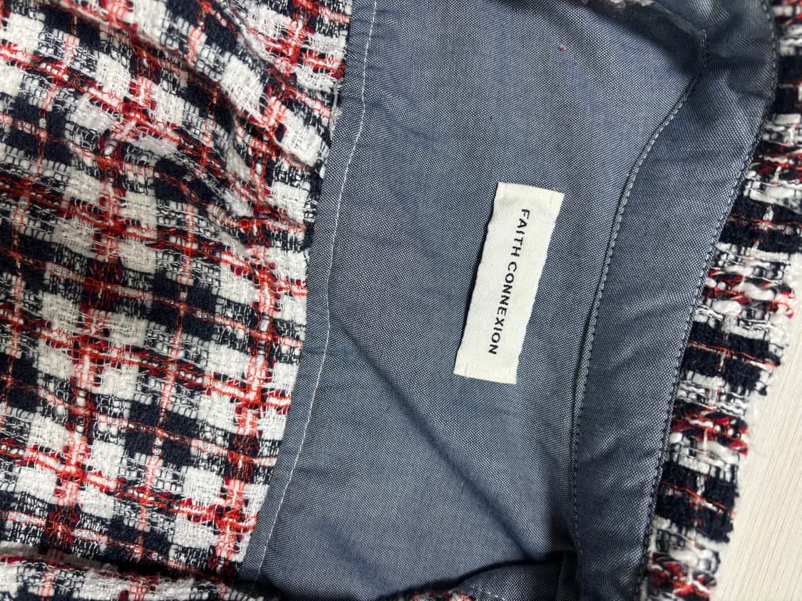 페이스 커넥션 트위드 셔츠 상품이미지3