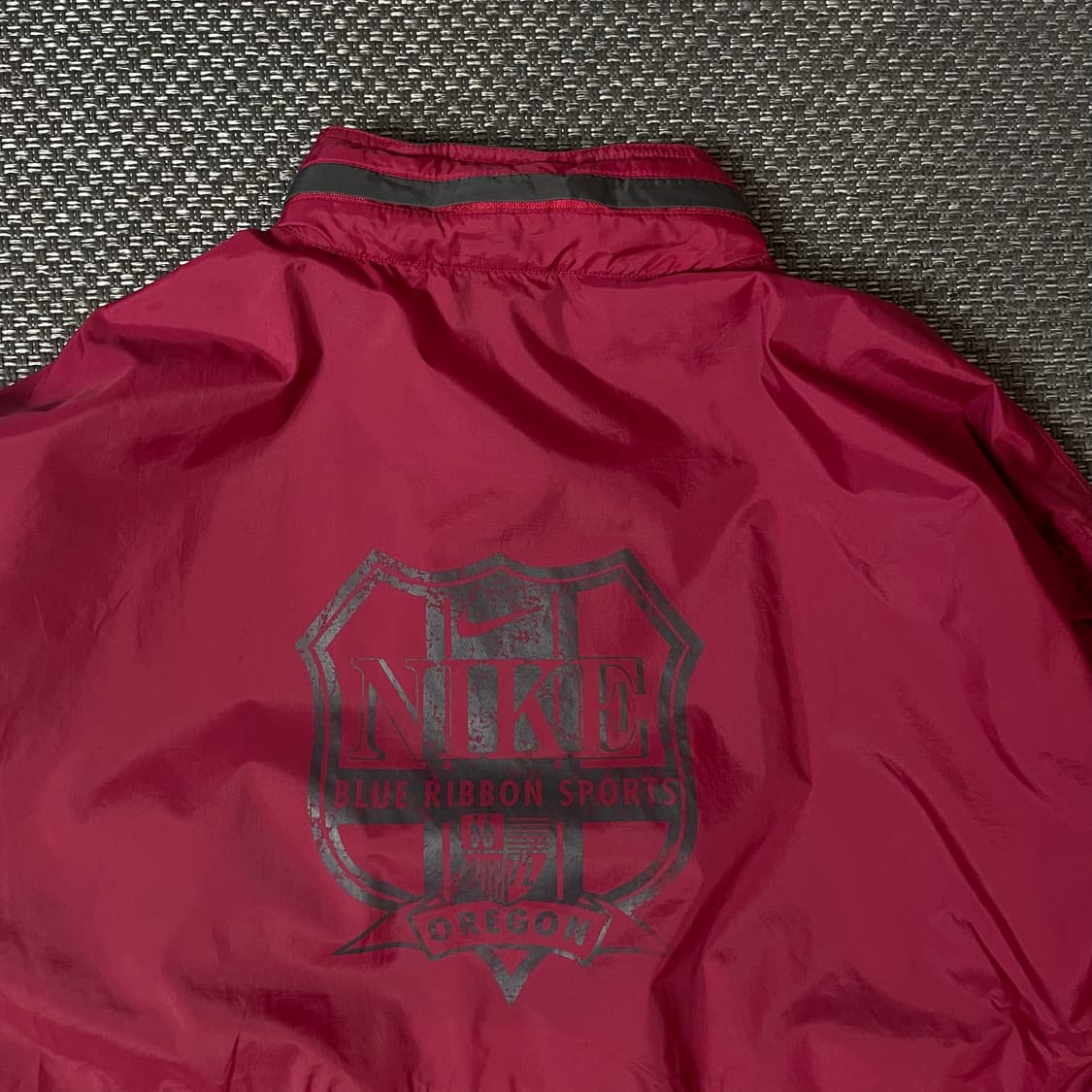 나이키 그레이 로고 90s 나일론 윈드바람막이 S 상품이미지4