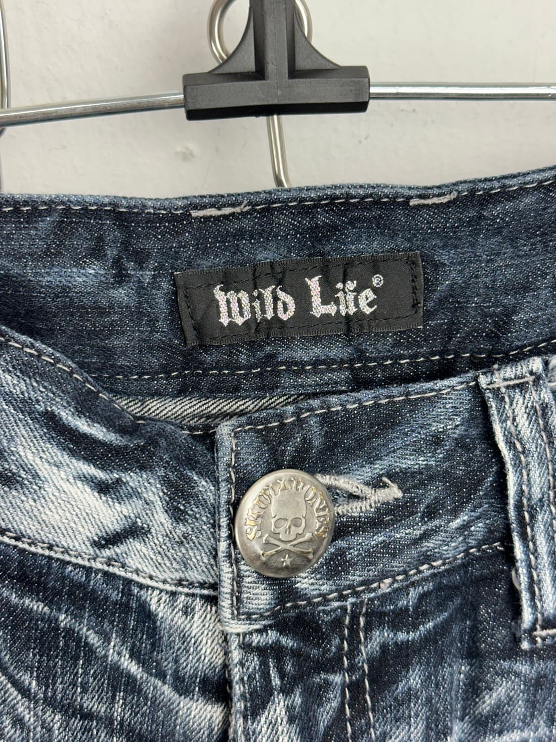 Wild Life Crinkle Wash Graphic Denim Pan 상품이미지9