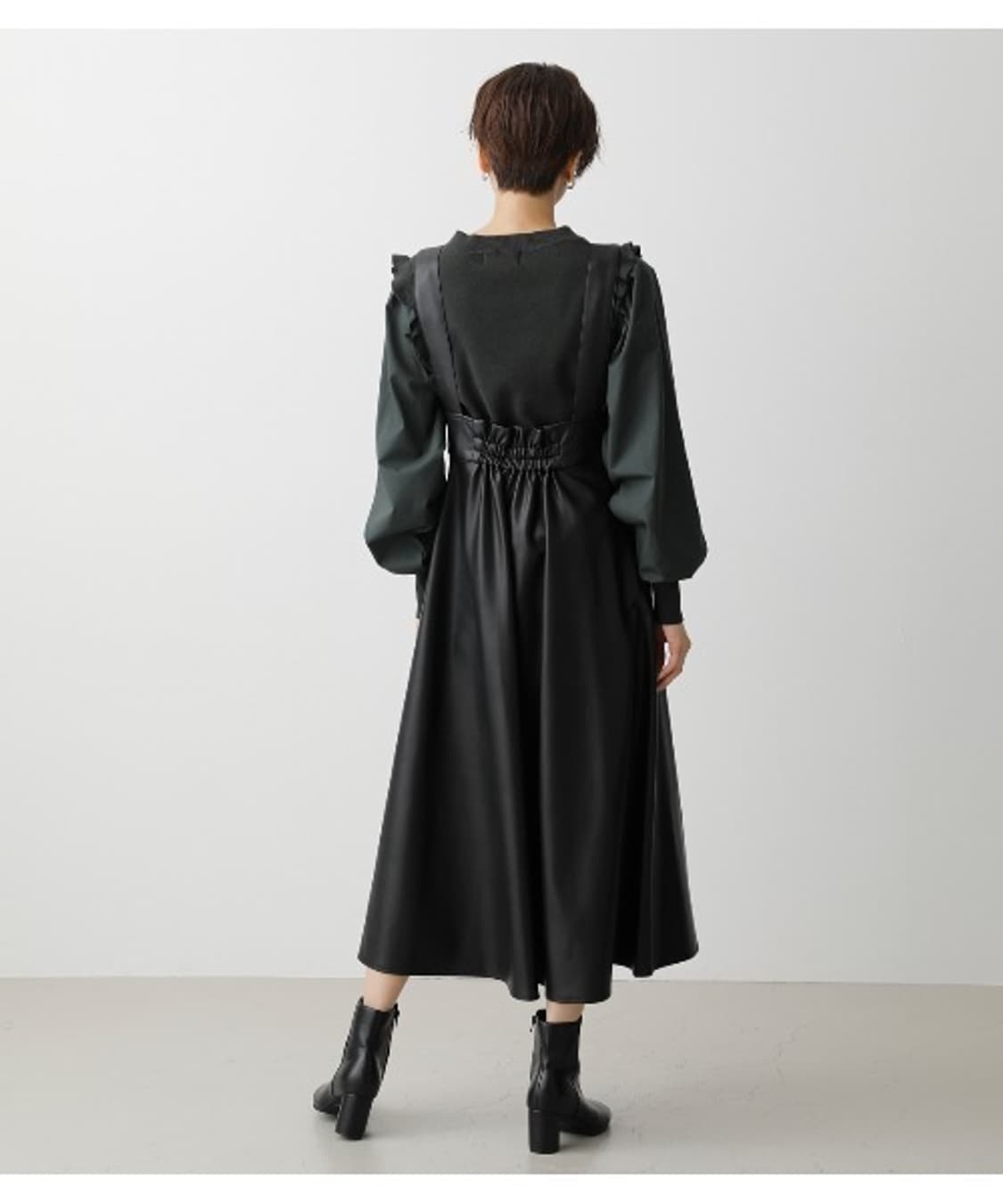 [s] AZUL BY MOUSSY 일본 브랜드 페이크 레더 가죽 스커트 상품이미지8