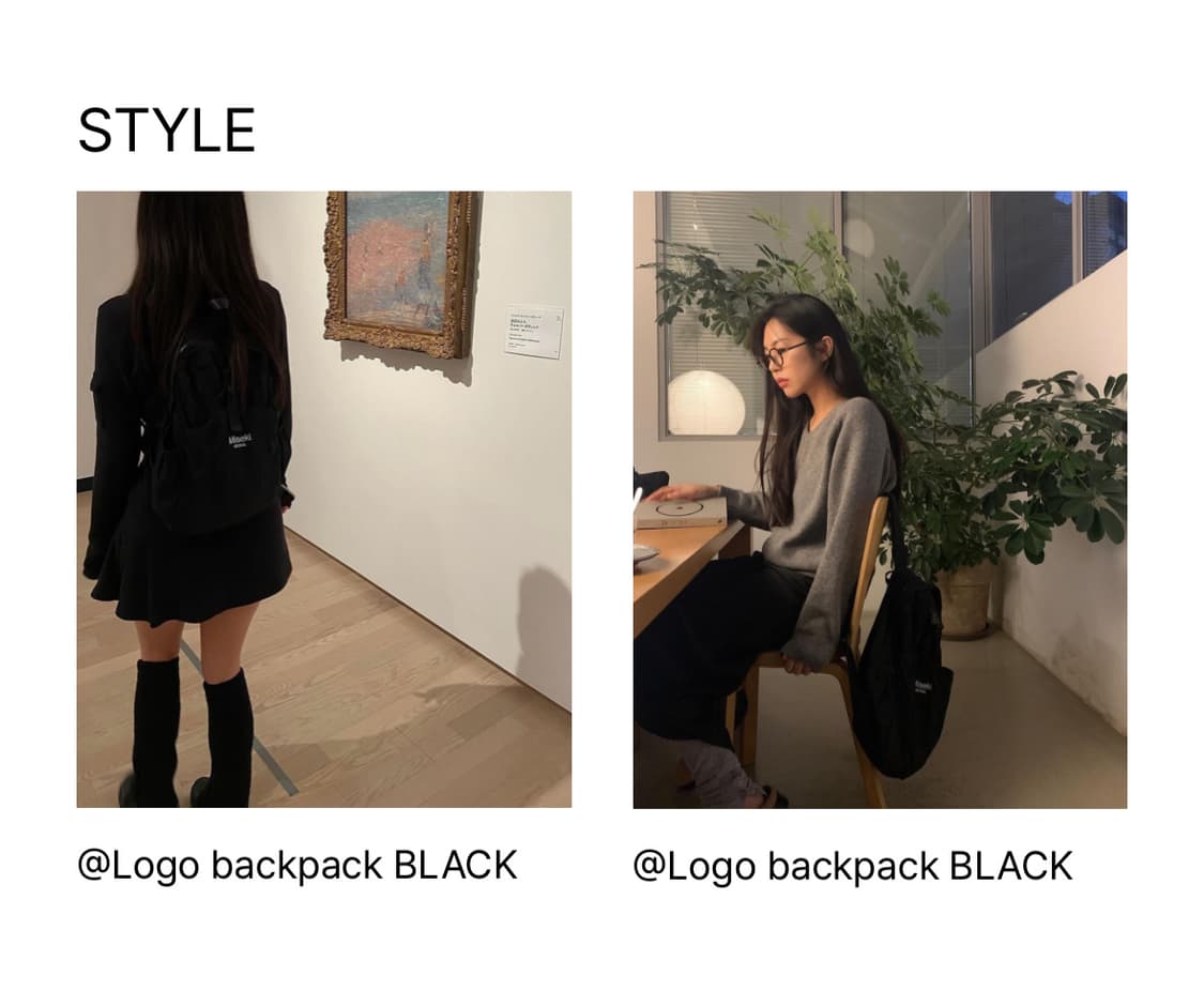 미세키서울 Logo backpack  상품이미지5