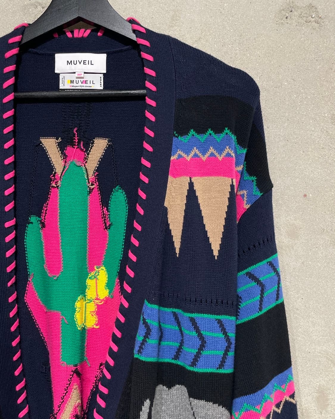 뮤베일 믹스 앨리펀트 캑투스 멕시칸 가디건 상품이미지3