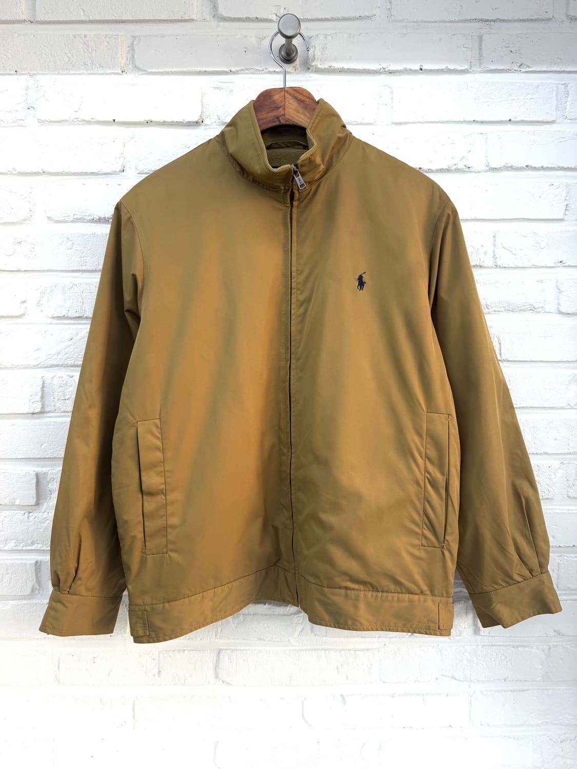 폴로 베이지 플리스 폴리쉘 자켓 상품이미지3