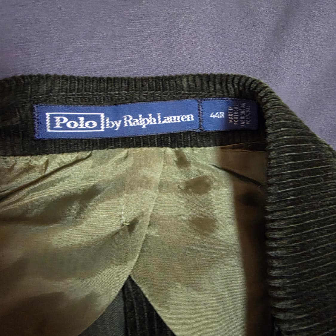 폴로 코듀로이 스포츠코트 자켓 다크그린 44R 상품이미지3