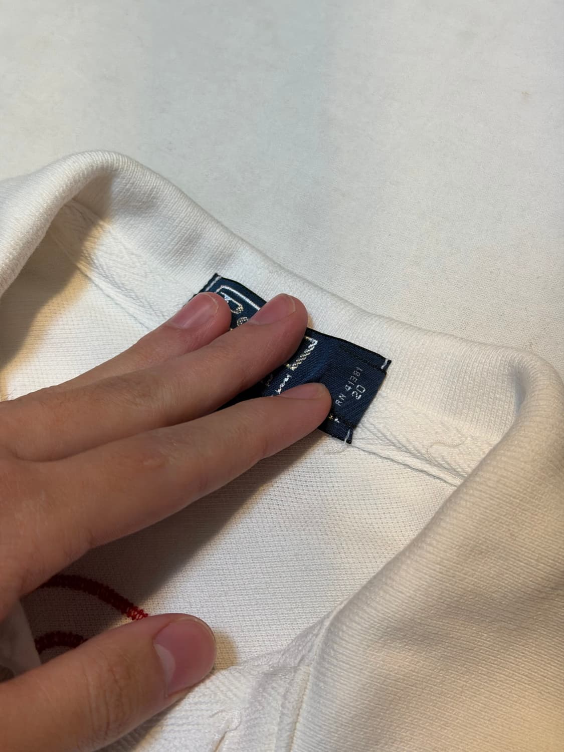 폴로 랄프로렌 빅포니 브리튼 백로고 카라티 화이트 상품이미지5