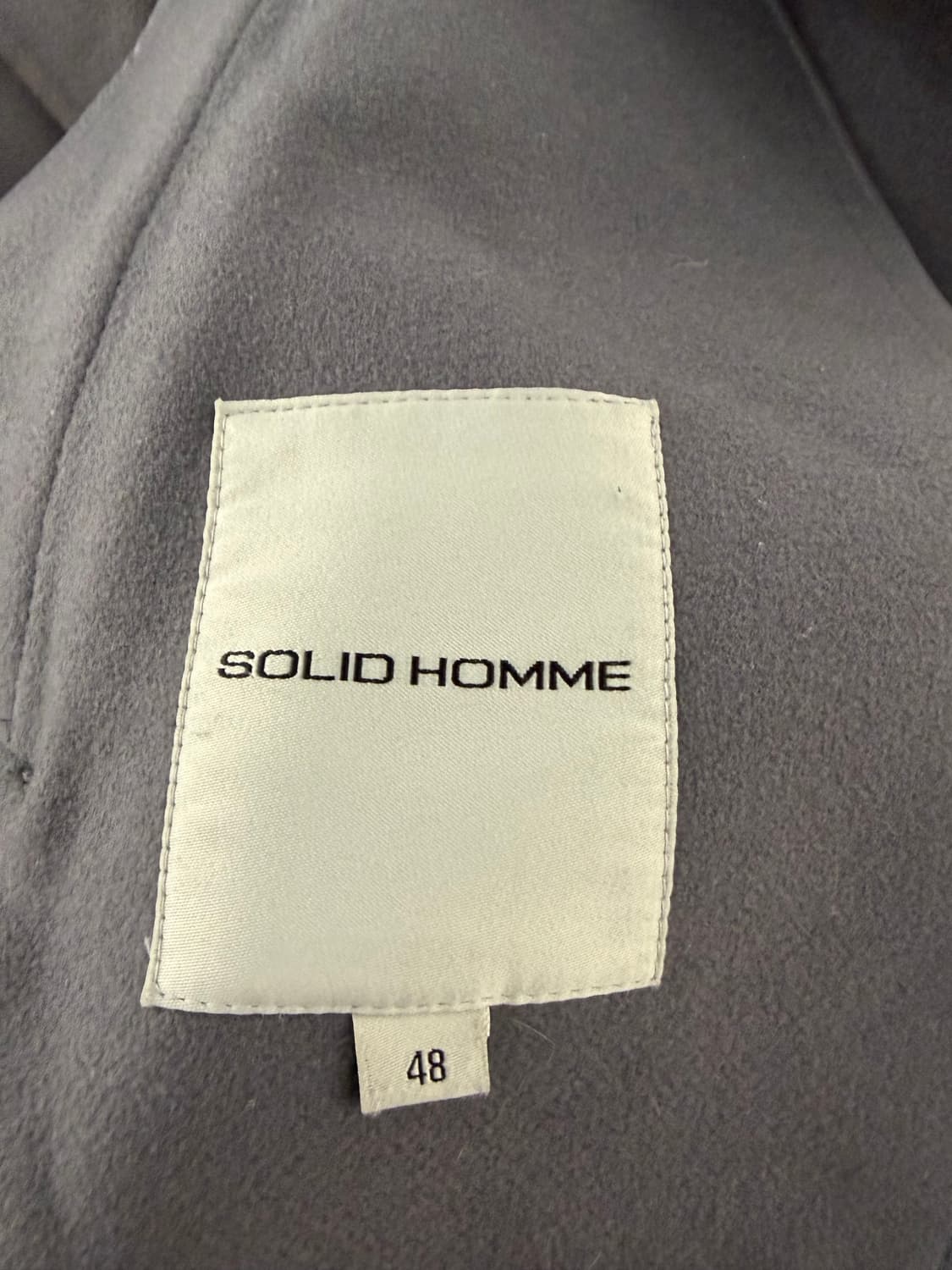 Solid Homme cashmere coat gray 48 상품이미지7