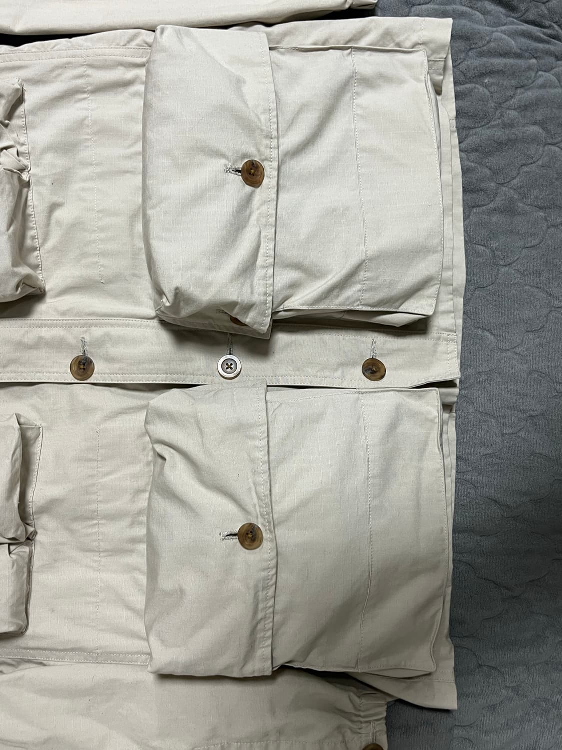 (1) URU 우르 도쿄 사파리 자켓 크림 상품이미지2