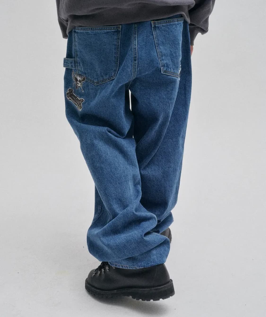 리트리버클럽 톰보이 독 데님 블루 판매 상품이미지2