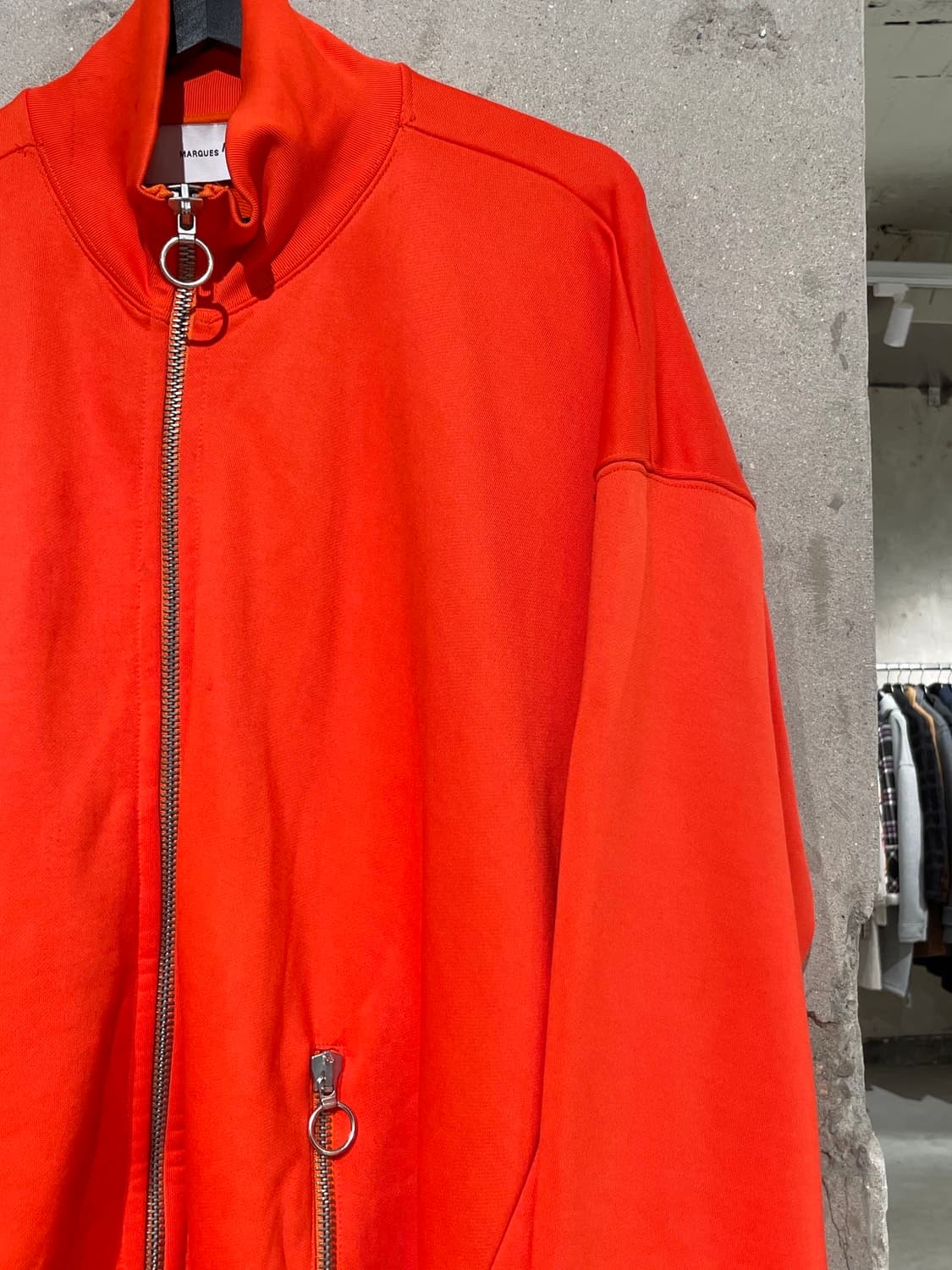 마르케스 알메이다 오렌지 에이시머트리컬 휴지 집업 자켓 상품이미지3