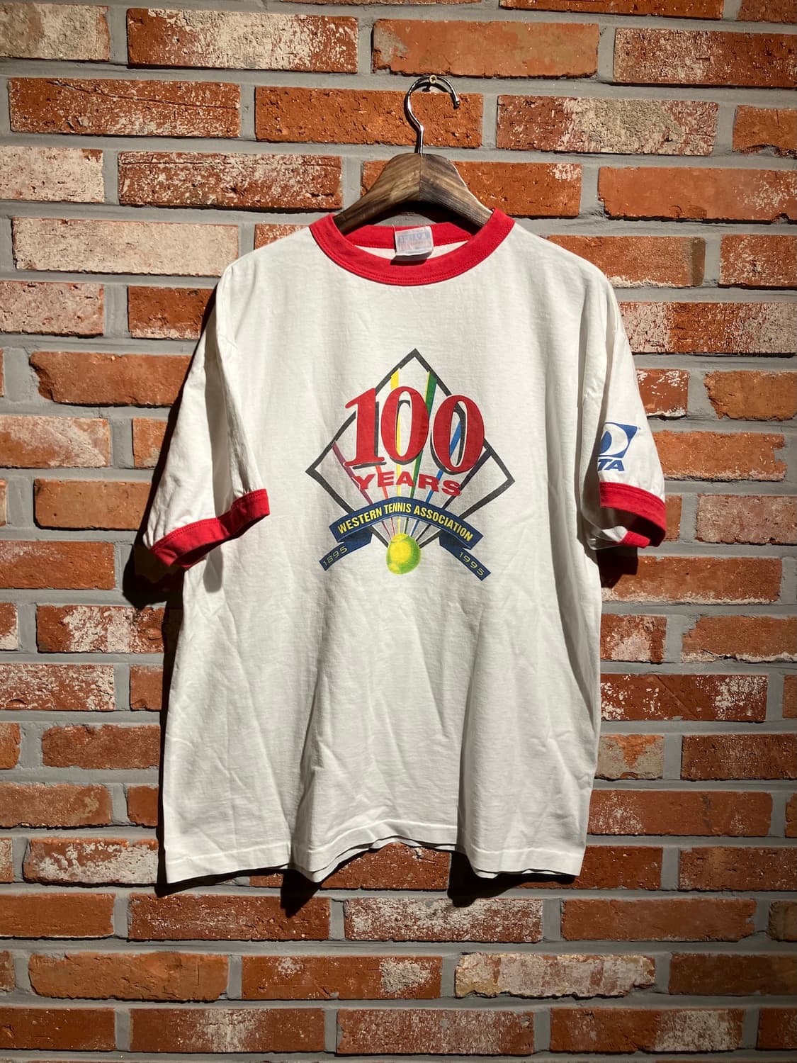 90s USA 빈티지 헤인즈 링거 티셔츠 상품이미지2