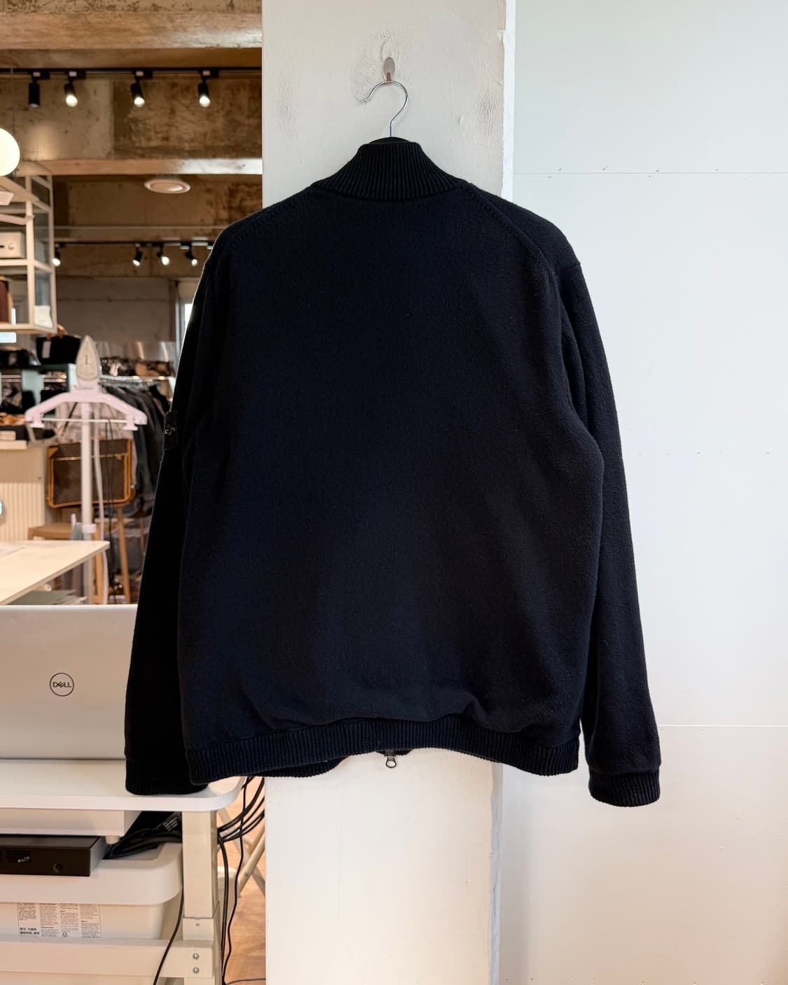 스톤아일랜드 블랙 와펜패치 집업 자켓  상품이미지7