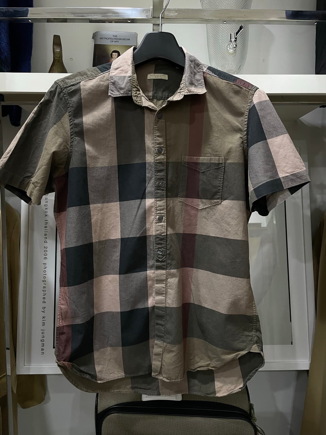 버버리/브릿.브라운체크남방(95) 상품이미지1