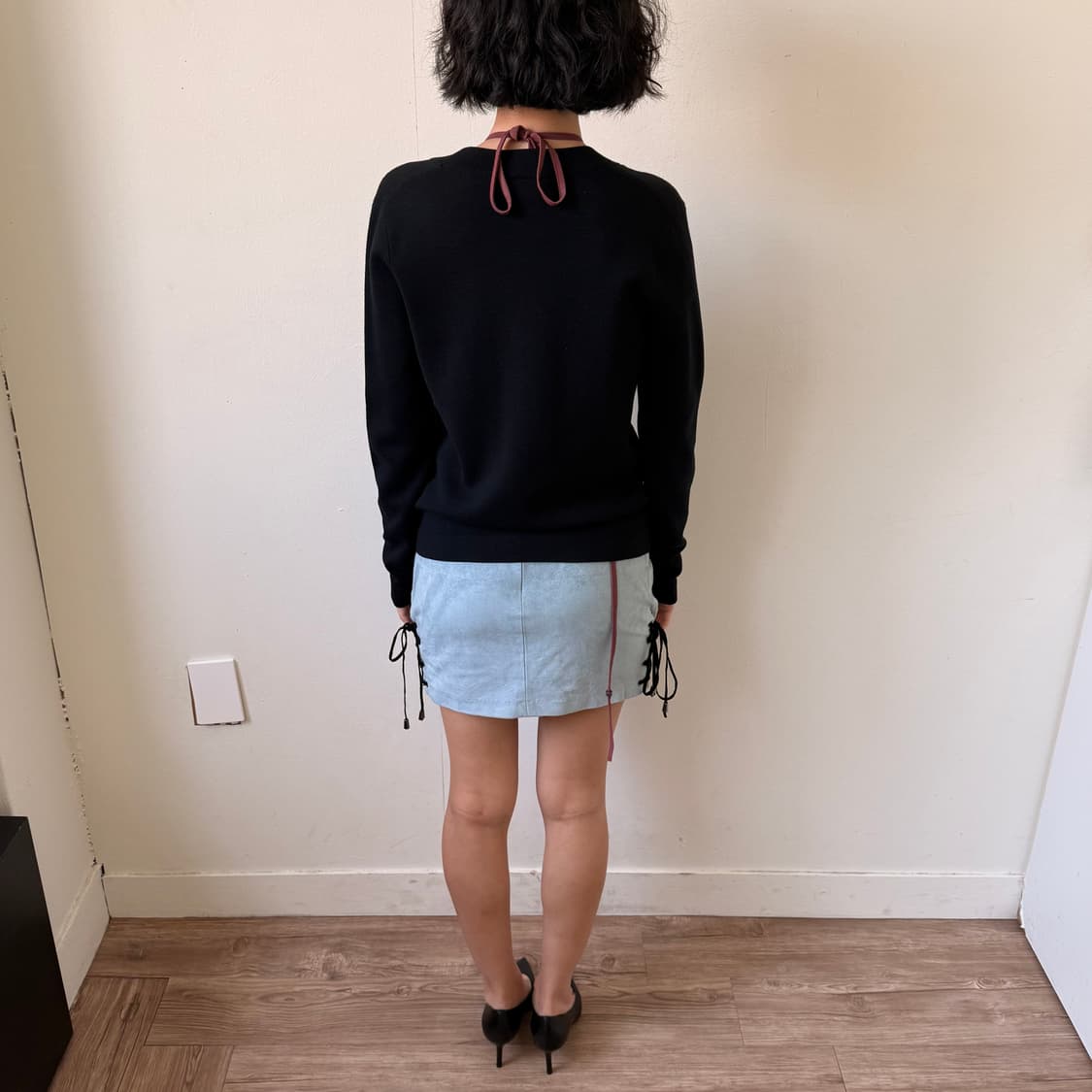 샤넬 유니폼 블랙 가디건 상품이미지3