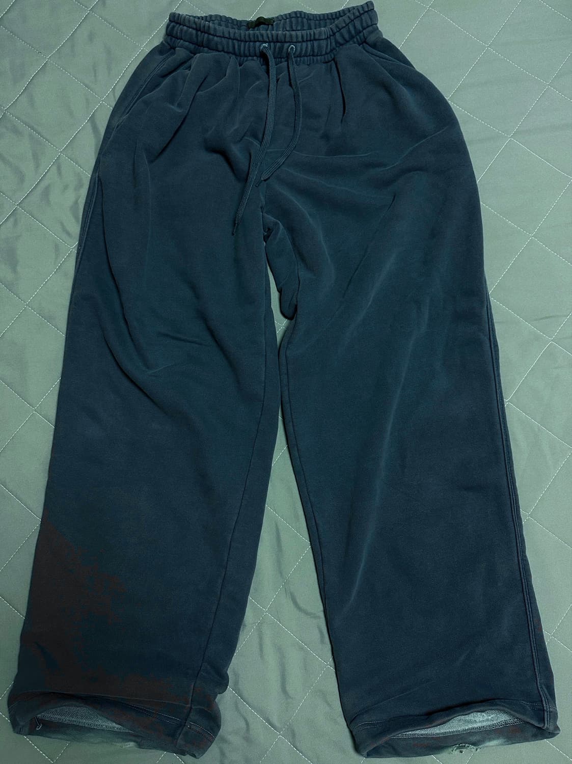 데프가먼츠 데미지 네이비 스웻 팬츠 상품이미지1