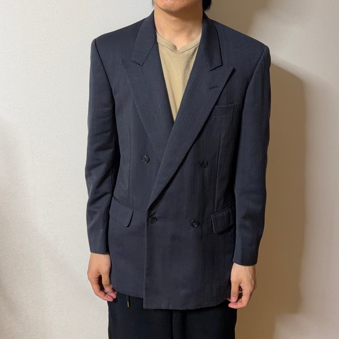 90s 디올 피크드라펠 더블 블레이저 상품이미지2