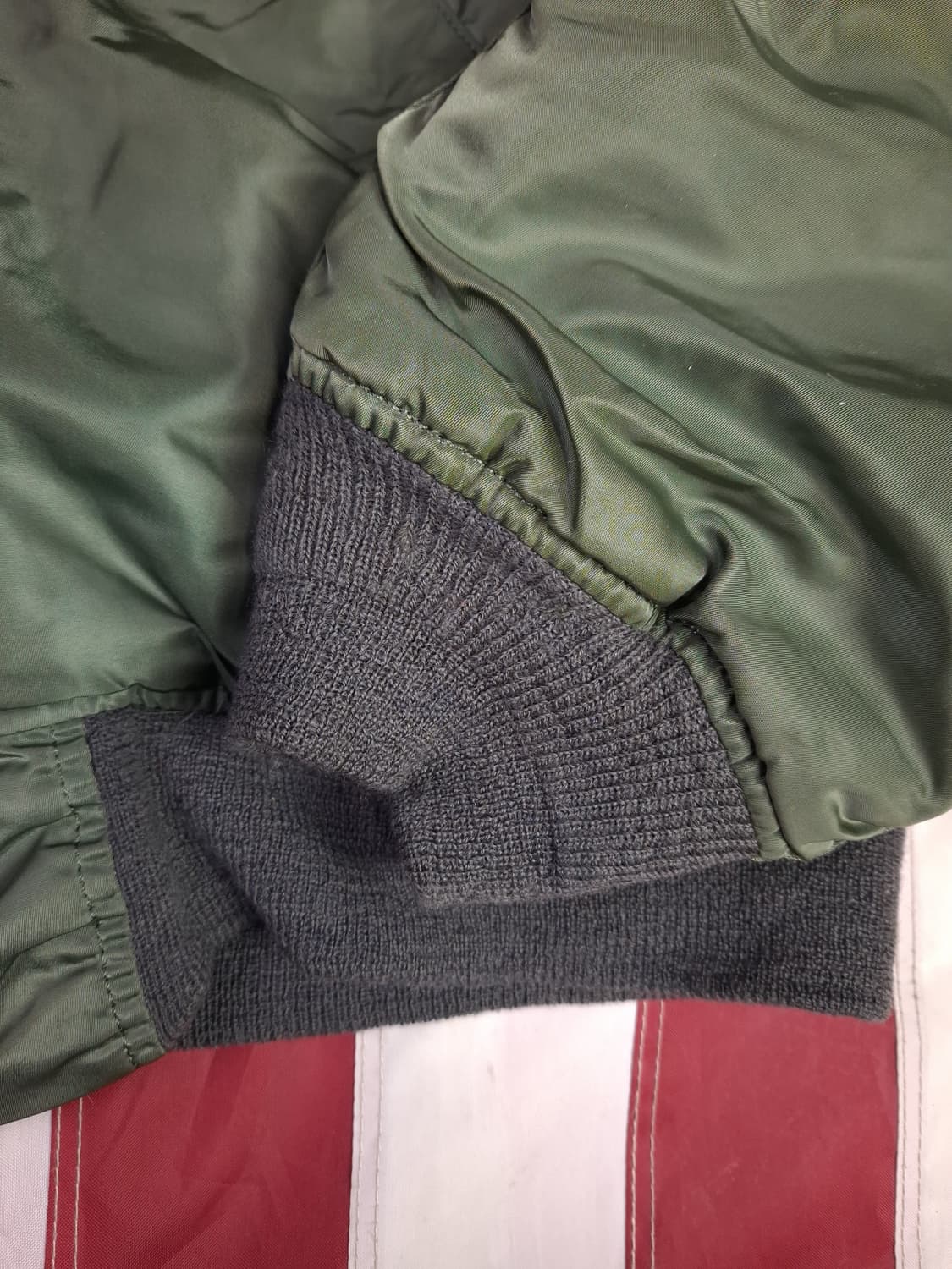 오리지날 90's 미공군 지급용 알파사 N-2B 항공자켓 상품이미지10