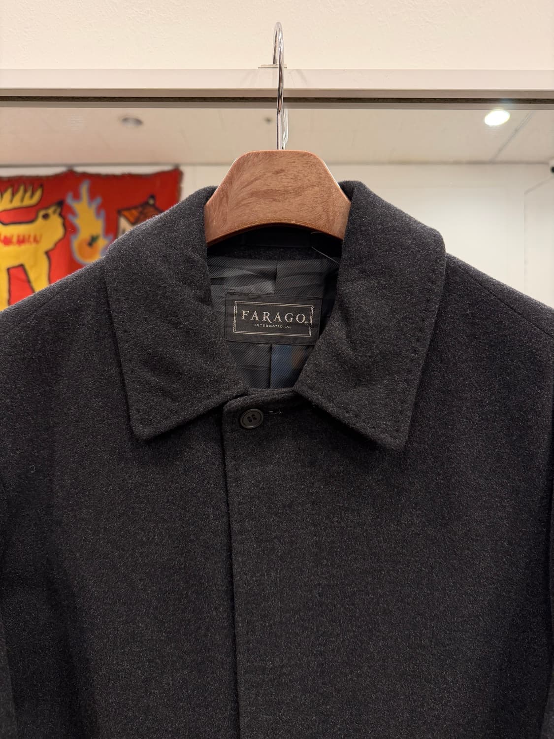 Farago 빈티지 캐시미어 코트 상품이미지2