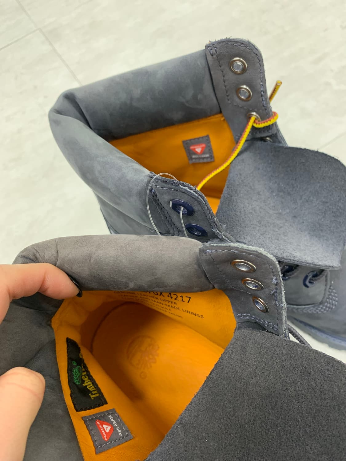 Timberland navy work boots 상품이미지5