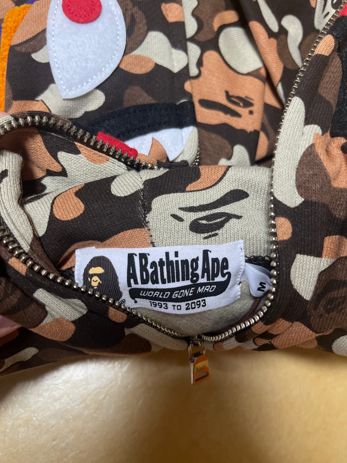 베이프 후드집업 1주년 한정판 상품이미지4