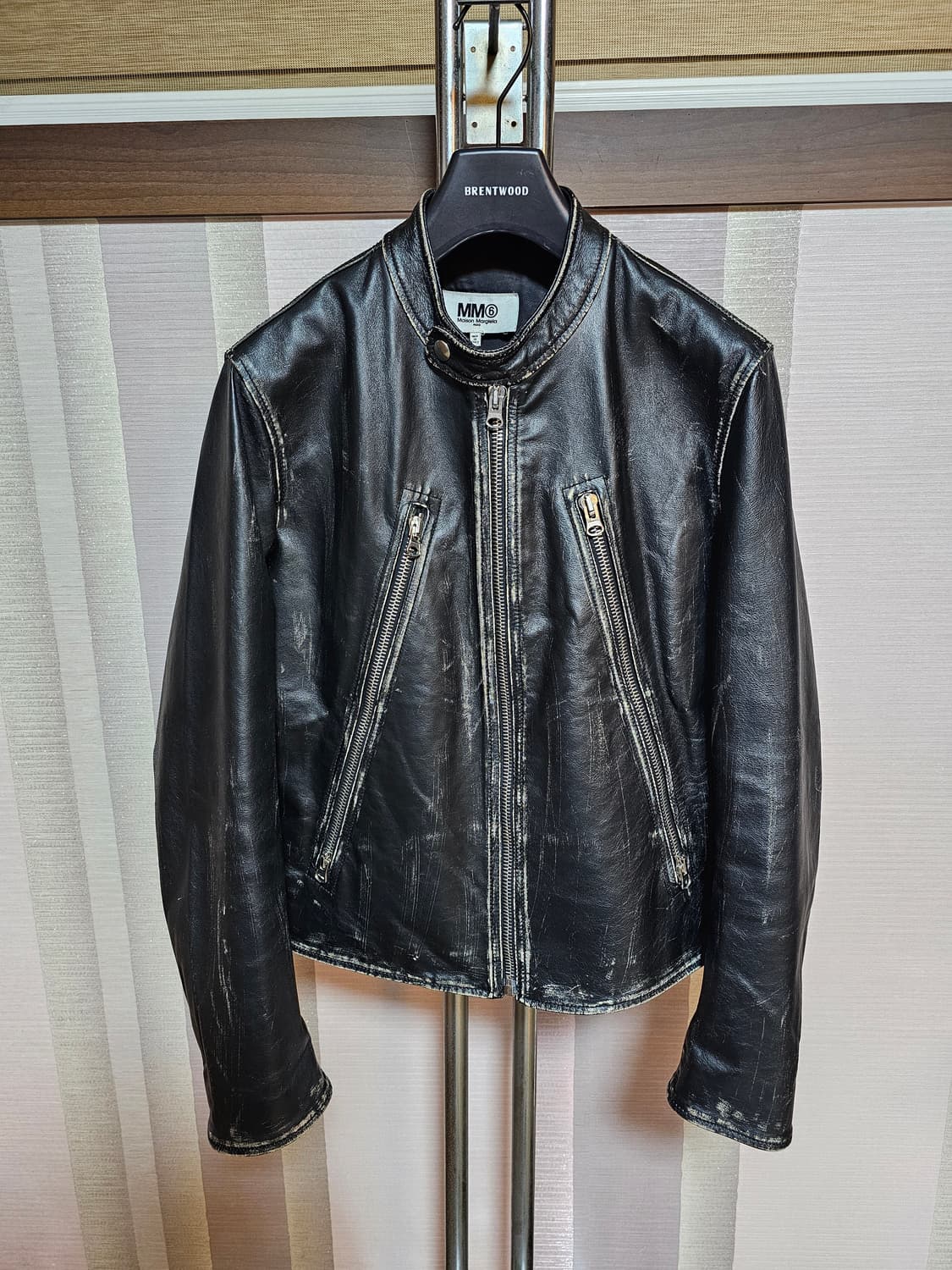 MM6 메종 마르지엘라 5zip 라이더 자켓 상품이미지1