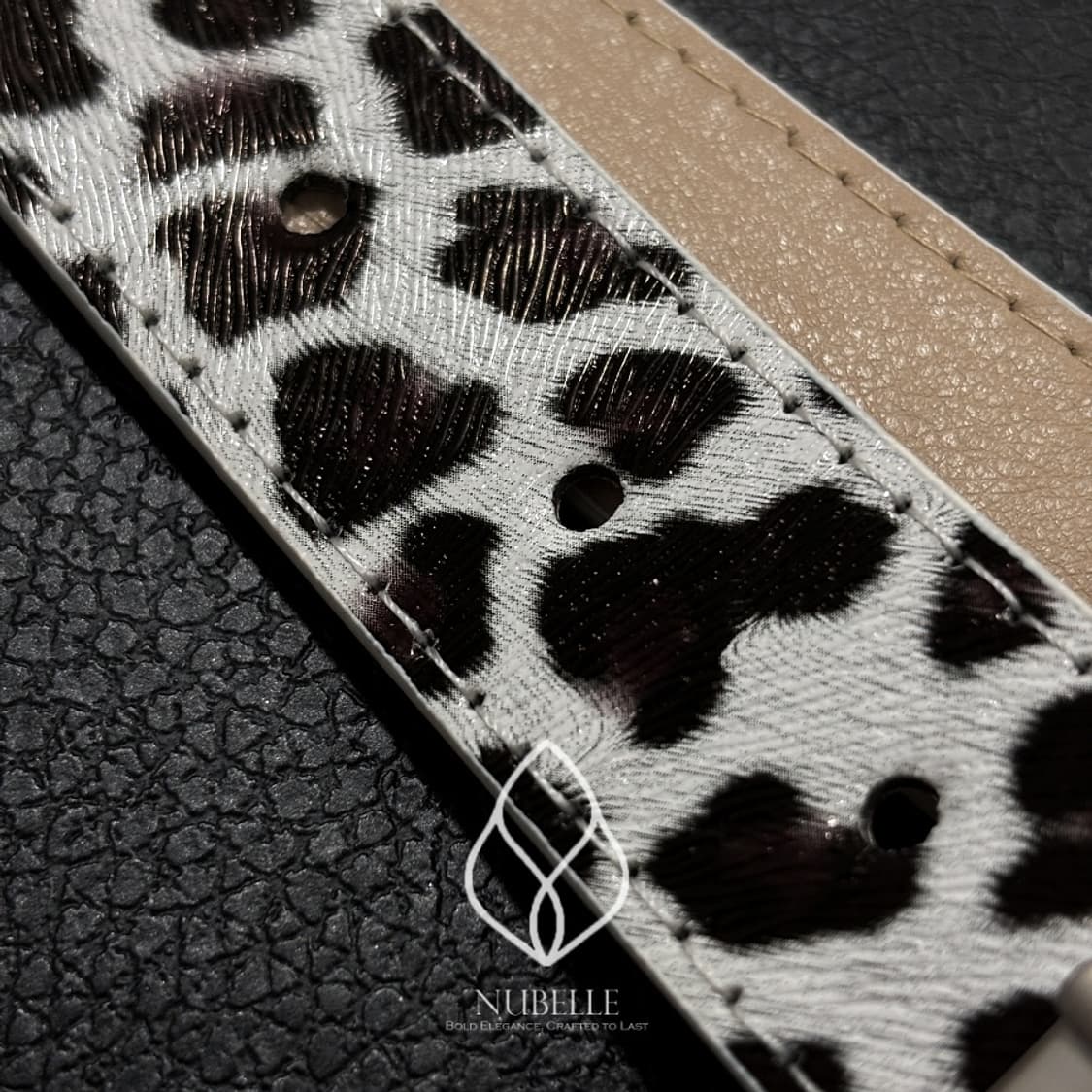 🌗 Dalmatian belt / 달마시안 호피 가죽 벨트 상품이미지6