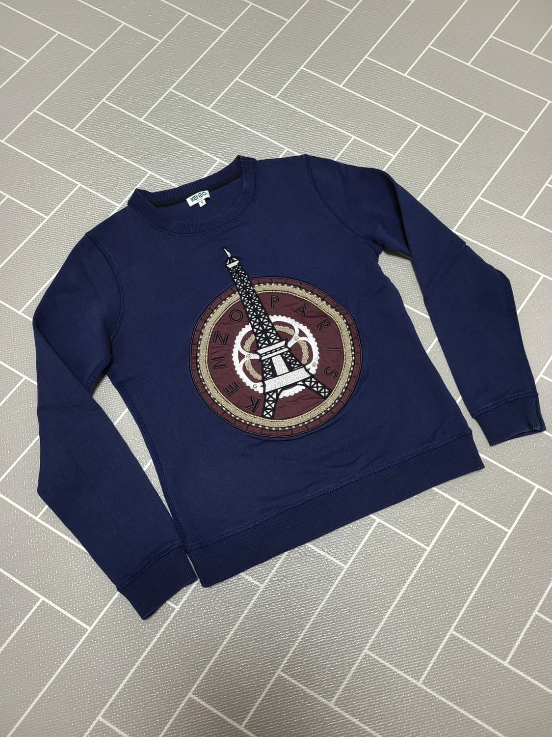 겐조 여성 에펠탑 자수 맨투맨 S 상품이미지1