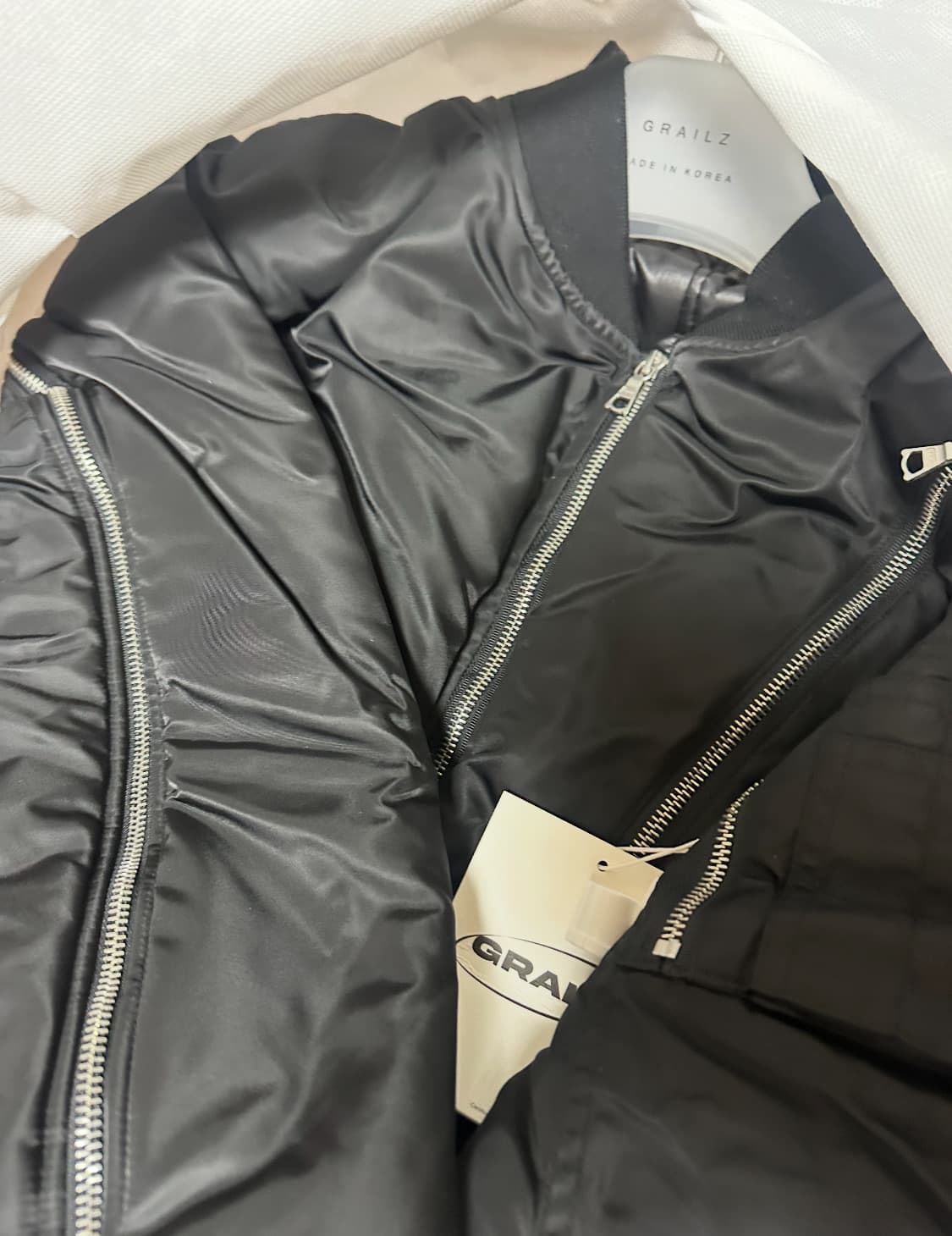 그레일즈 초판 멀티 지퍼 리버시블 봄버 상품이미지2