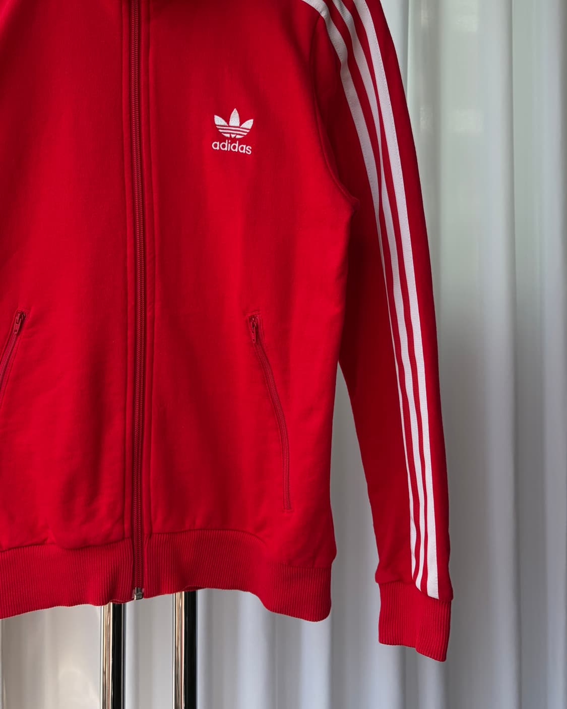 [S]아디다스 파이어버드 레드 코튼 트랙탑 져지 상품이미지5