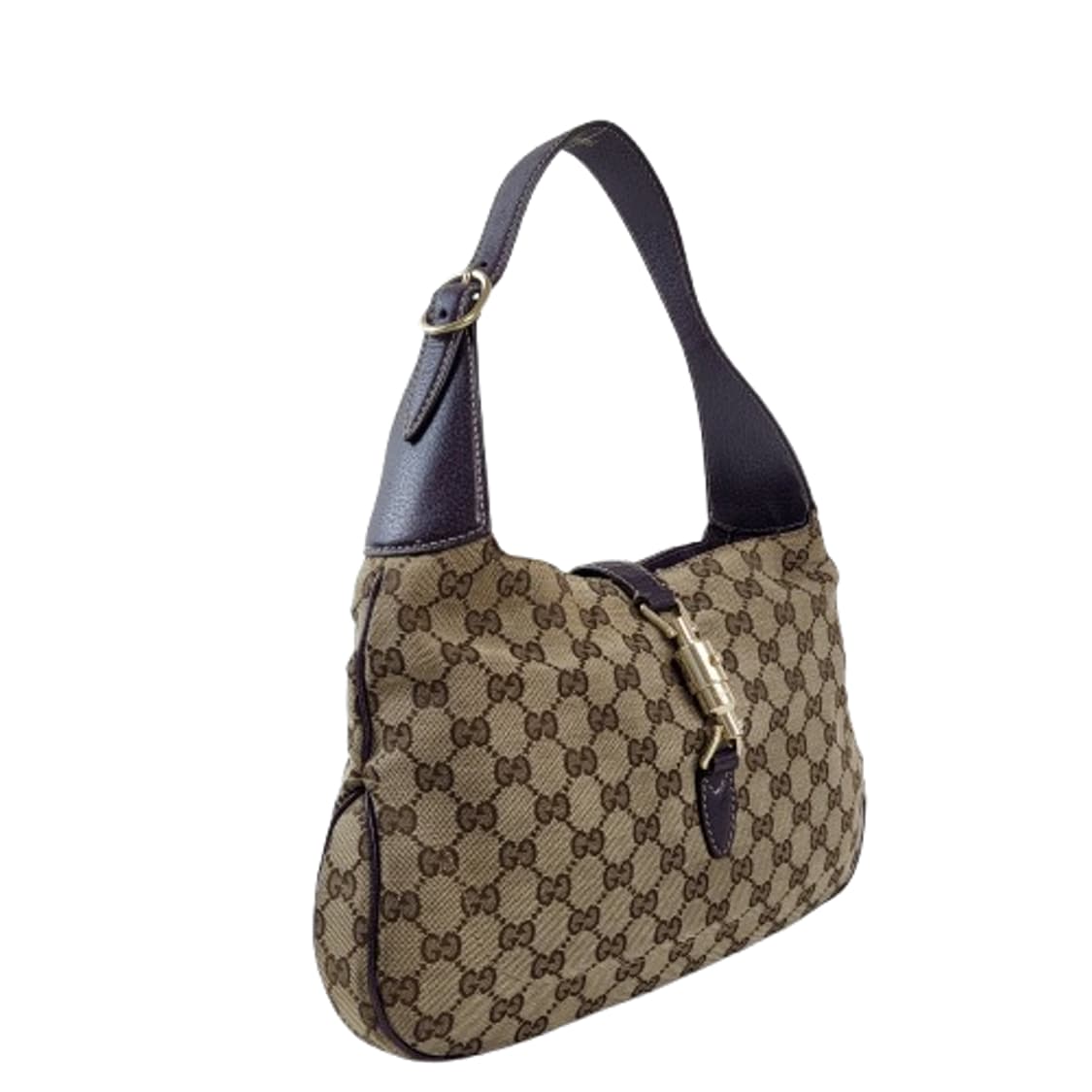 정품 구찌 프리-오운드 GG 로고 자가드 재키 호보백 상품이미지2