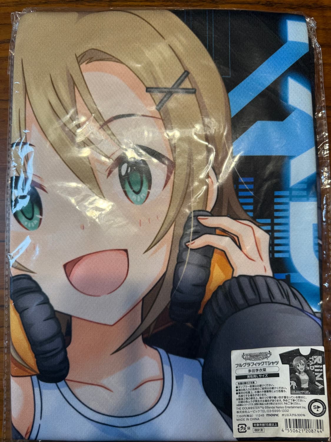 아이돌마스터 신데렐라걸즈 빅프린팅 티셔츠 새상품 상품이미지3