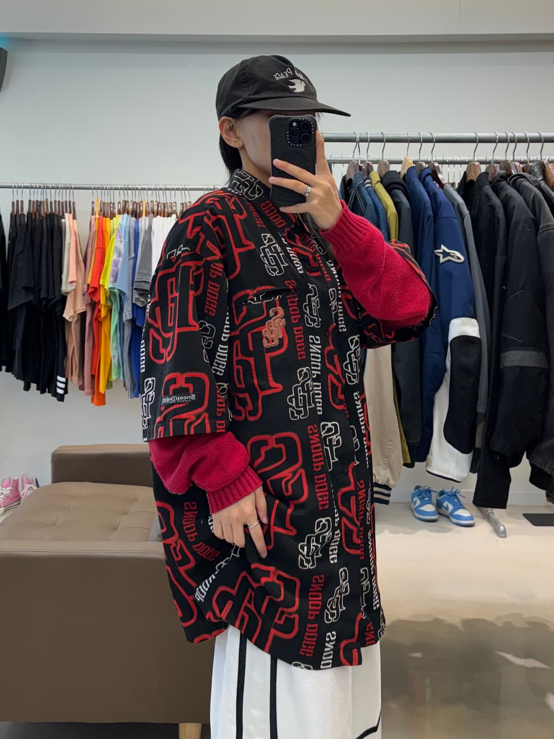 스눕독 SDC 올드스쿨 레이온 반팔 셔츠 상품이미지6