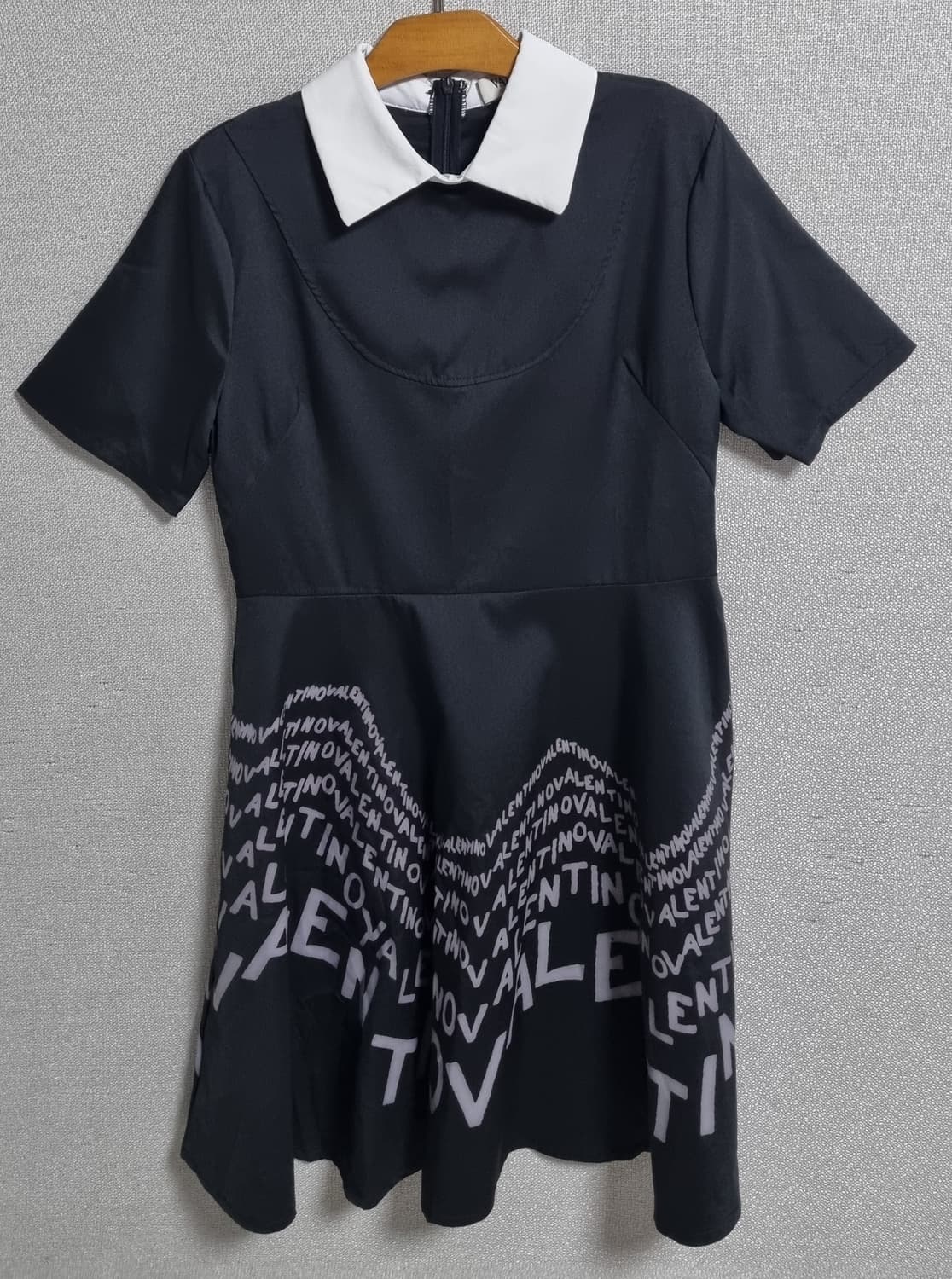XS (44) 발렌티노 블랙 반팔원피스 상품이미지1