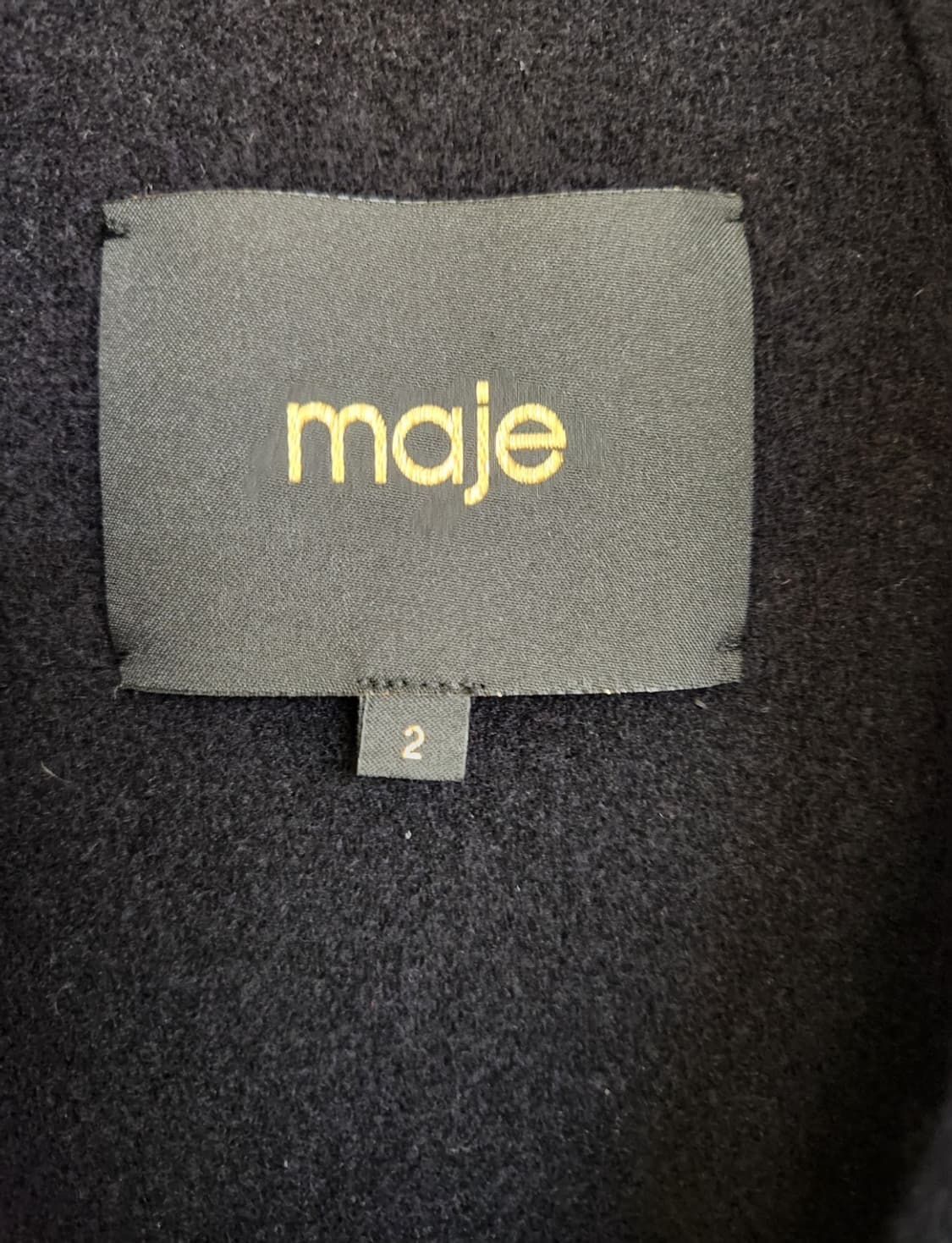 (다크네이비색상 판매) 마쥬 간절기 숏코트 2사이즈 상품이미지8