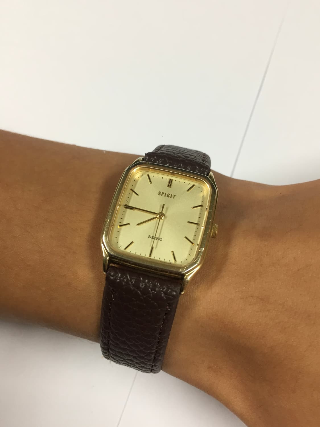 90s seiko spirit square quartz gold 상품이미지3