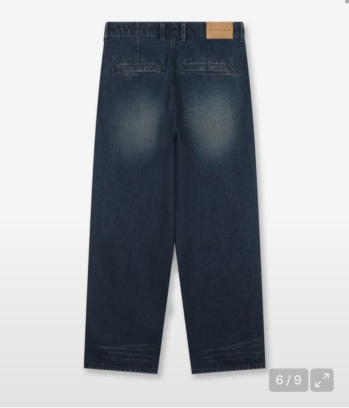 Vintage washed chino denim pants indigo 상품이미지2