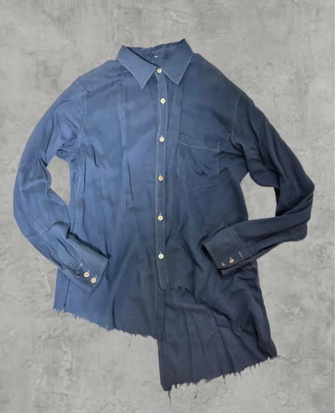 설밤 비대칭 셔츠 상품이미지2