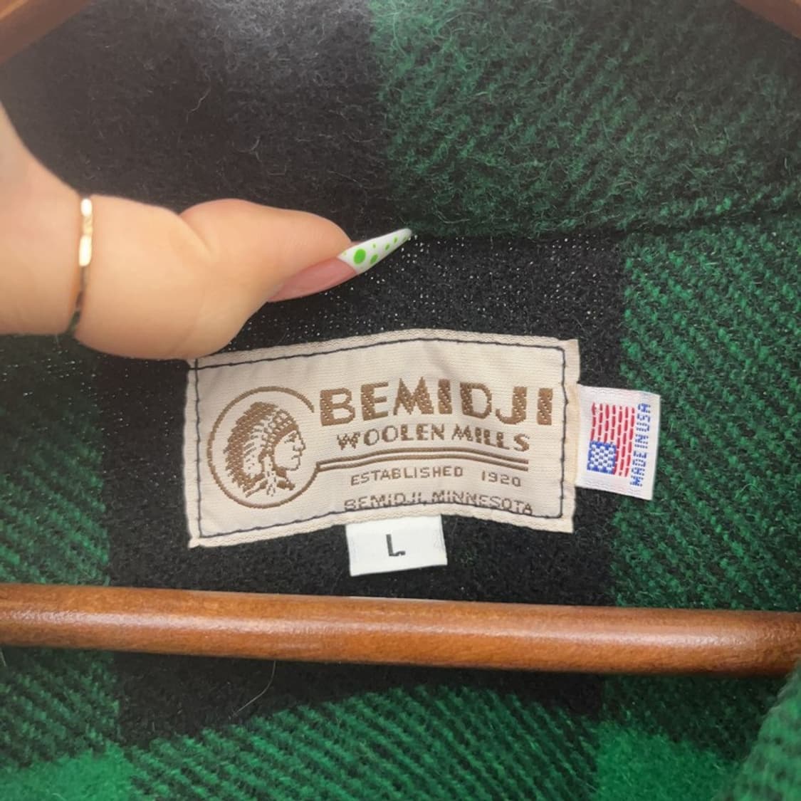 BEMIDJI WOOLEN MILLS 타탄 체크 자켓 L C08853 상품이미지5
