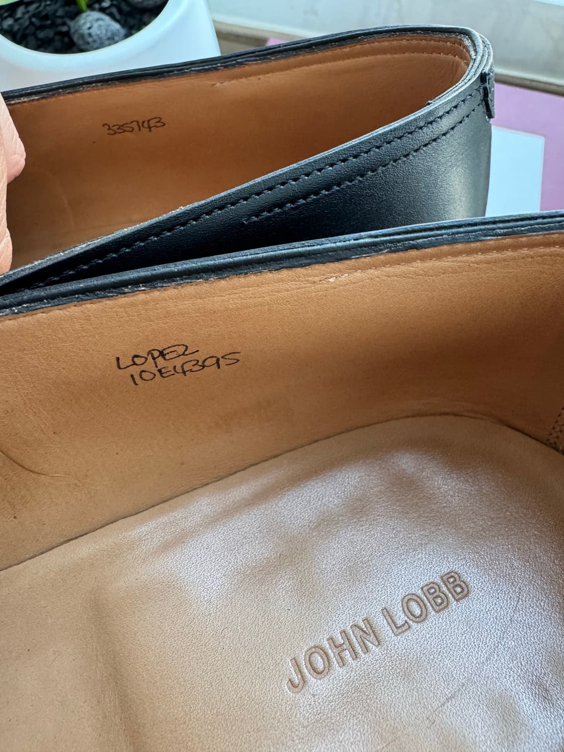 존롭 로페즈 옥스포드 블랙 카프 uk10 상품이미지4