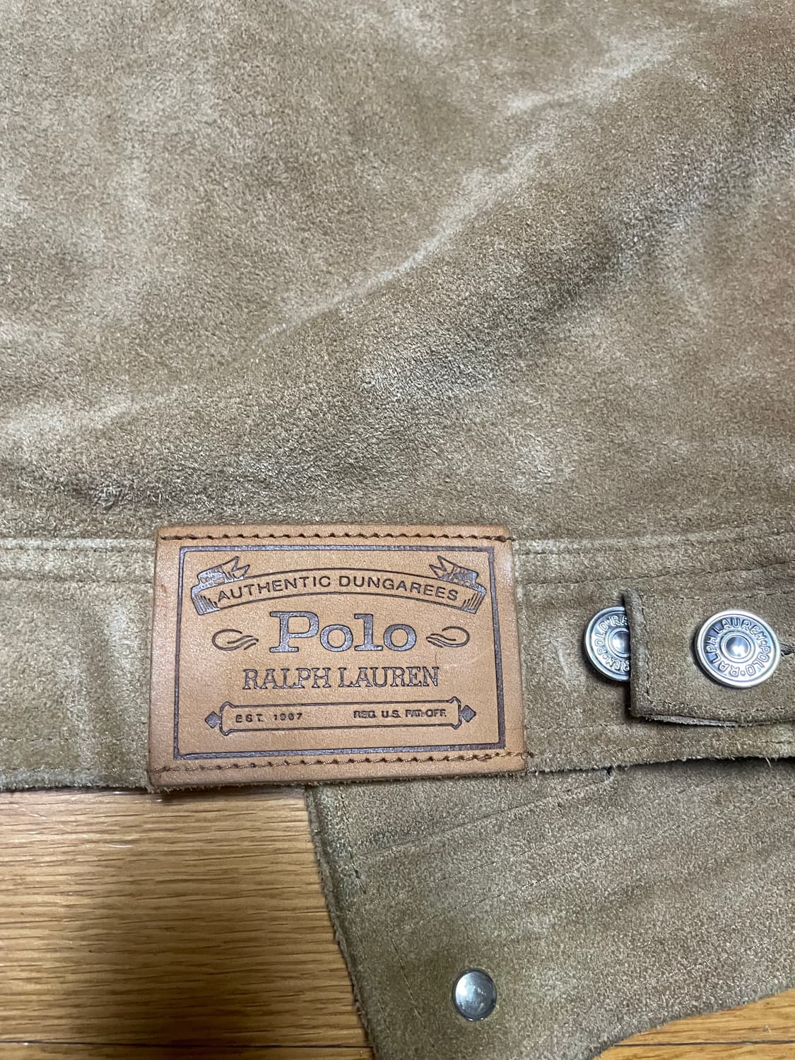 polo ralph lauren 폴로 덩가리 80s 스웨이드 m 상품이미지5