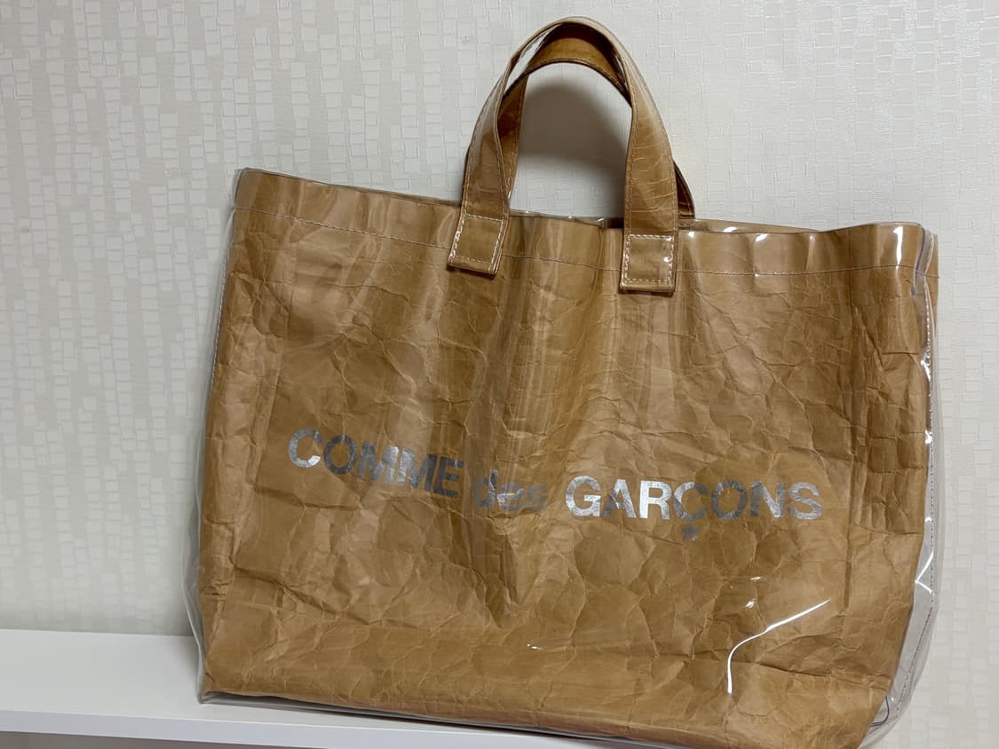 꼼데가르송 PVC 페이퍼 토트백 정품 상품이미지1