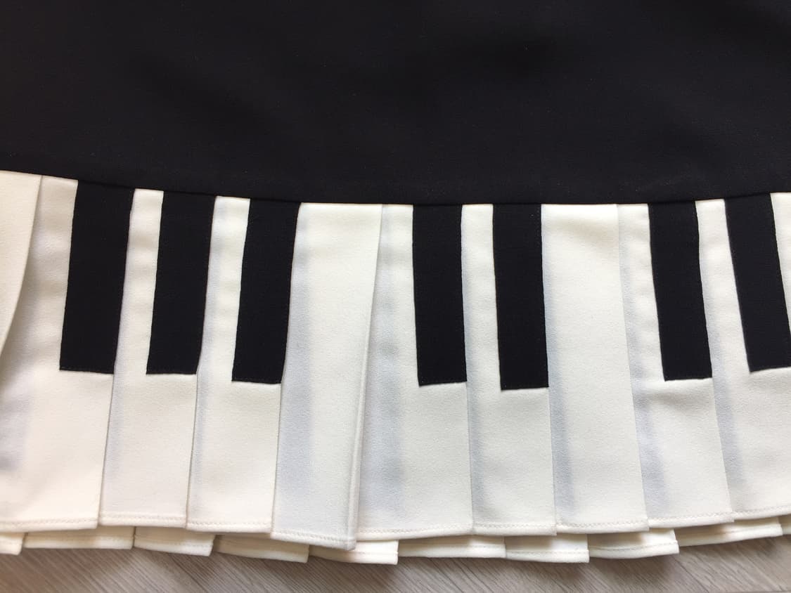 Moschino 90’s Piano Pleats Skirt *Rare 상품이미지8