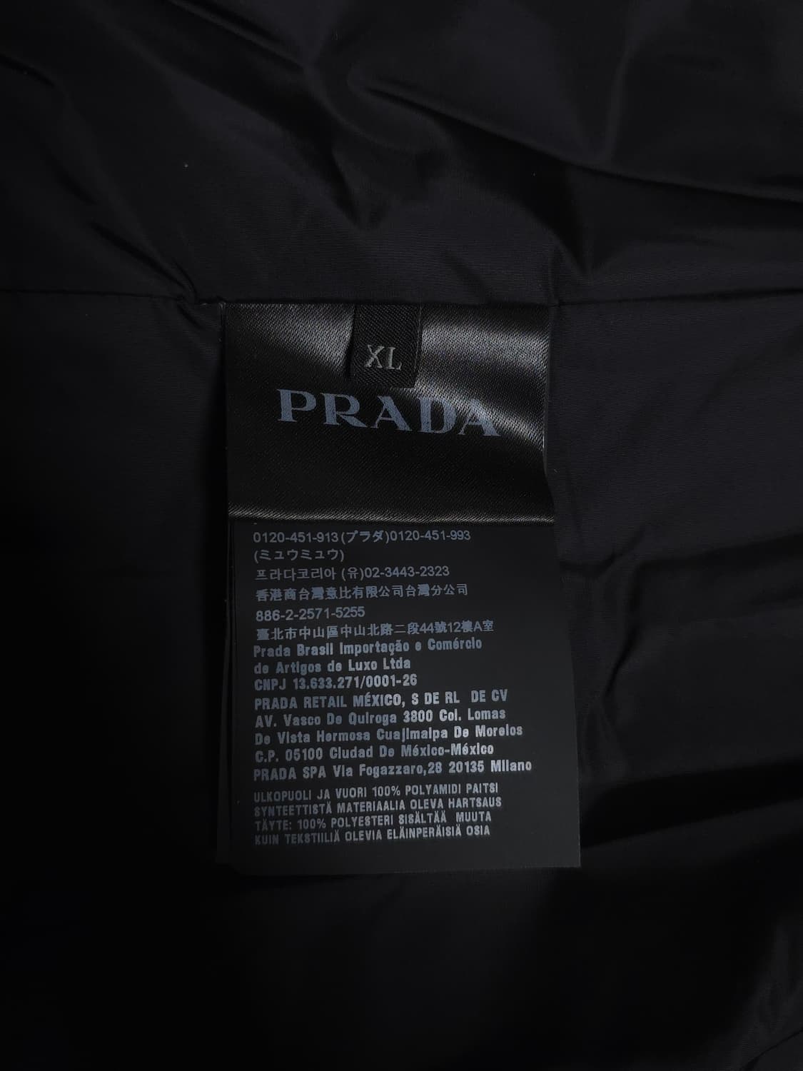 [XL] 프라다 나일론 포코노 패딩 자켓 블랙(SGN882) 상품이미지7