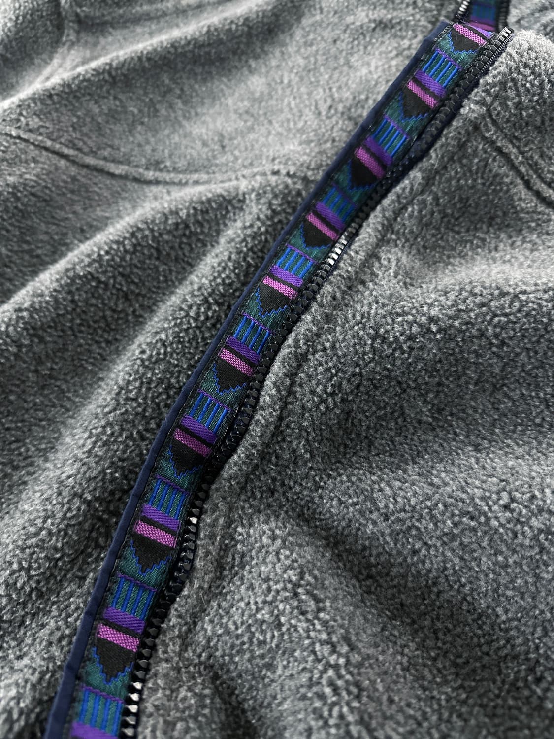 (Rare) 90s 빈티지 엘엘빈 지오메트릭 트림 플리스 자켓 상품이미지7