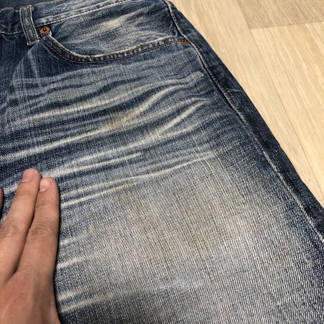 (32) 리바이스 501 스트레이트핏 04501-0064 워시드 데님 상품이미지2