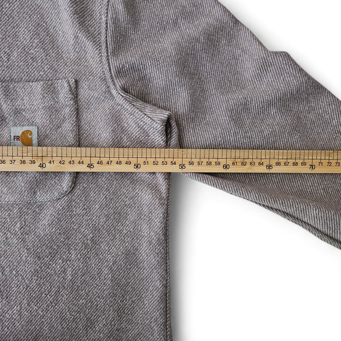 FR칼하트 기모 세미오버핏 긴팔셔츠 L 상품이미지6