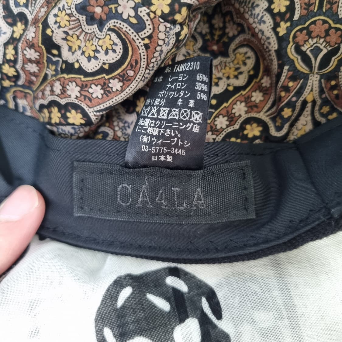 Ca4la 캐스캣 뉴스보이캡 블랙 상품이미지4