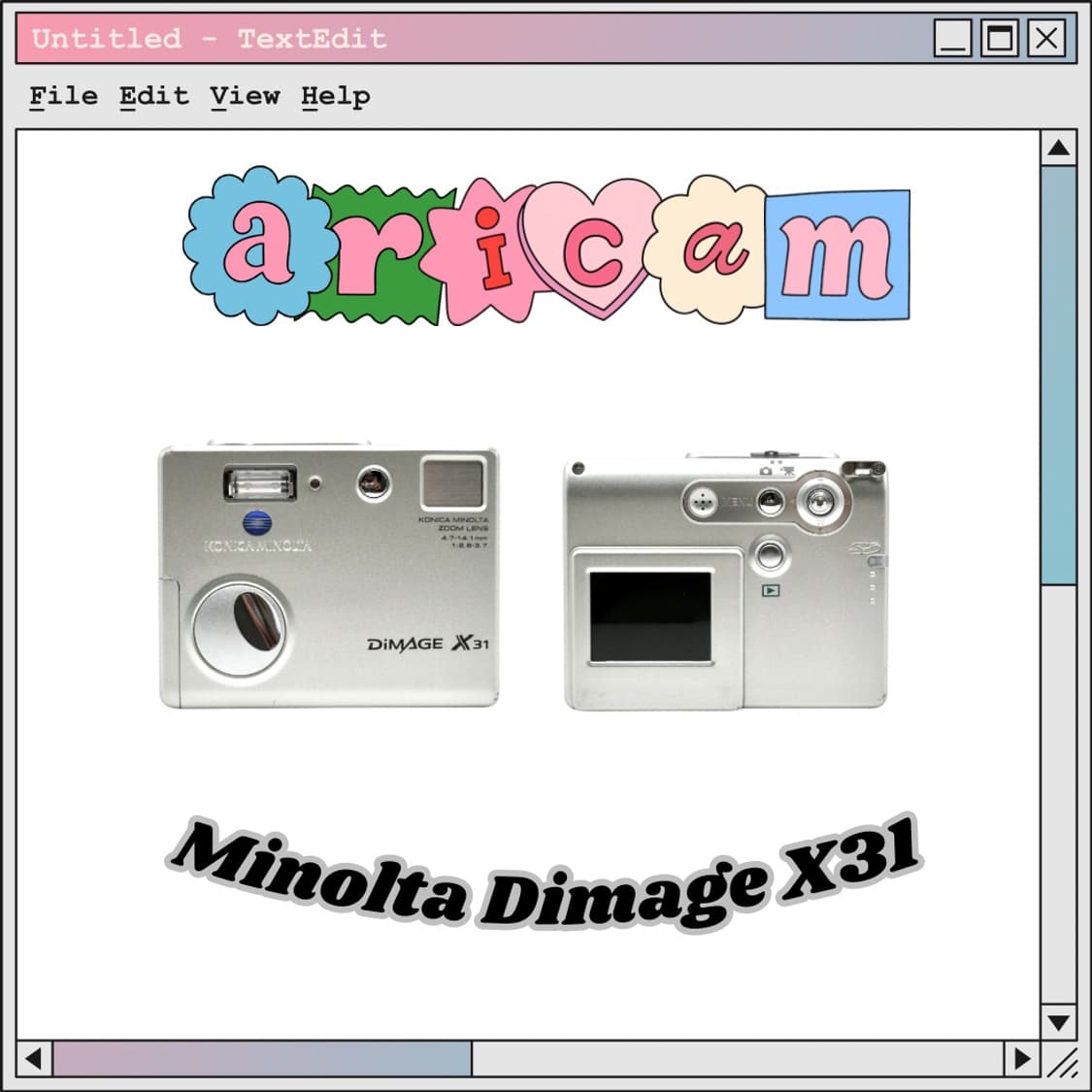 🍼밀키+피치!🍑)Minolta Dimage X31 미놀타 디미지x31 상품이미지1